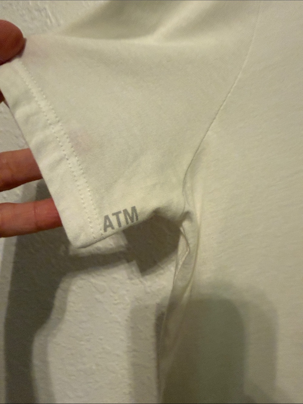 ATM Anthony Thomas Melillo White V-Neck Tee Shirt Small classic boyfriend - Picture 6 of 7